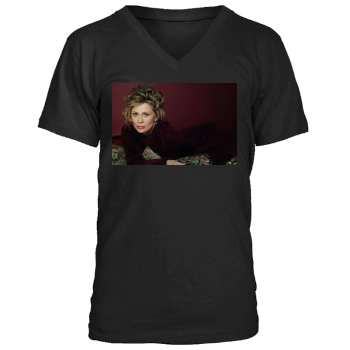 Faye Dunaway Men's V-Neck T-Shirt