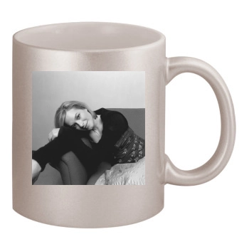 Franka Potente 11oz Metallic Silver Mug