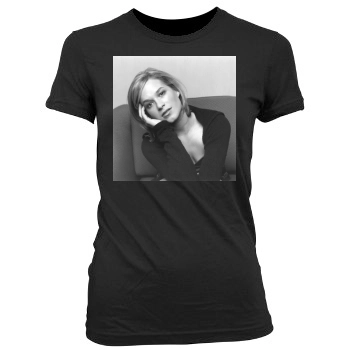 Franka Potente Women's Junior Cut Crewneck T-Shirt