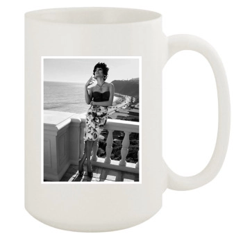 Freida Pinto 15oz White Mug