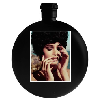 Freida Pinto Round Flask