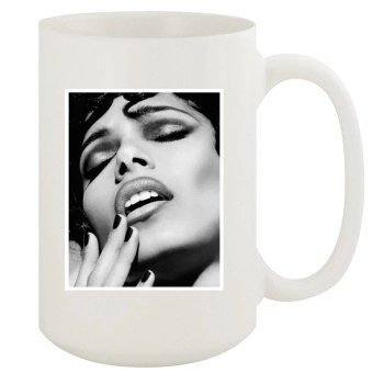 Freida Pinto 15oz White Mug