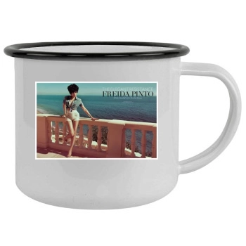 Freida Pinto Camping Mug