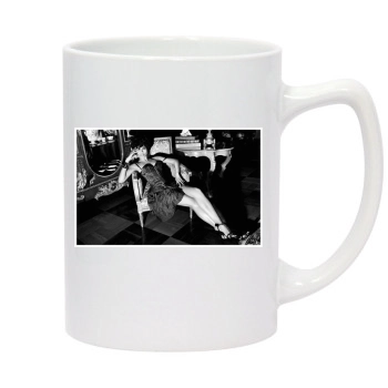 Freida Pinto 14oz White Statesman Mug