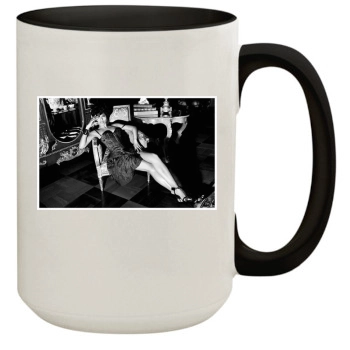 Freida Pinto 15oz Colored Inner & Handle Mug