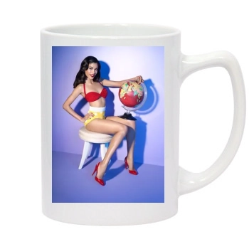 Freida Pinto 14oz White Statesman Mug