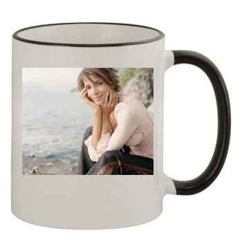 Halle Berry 11oz Colored Rim & Handle Mug