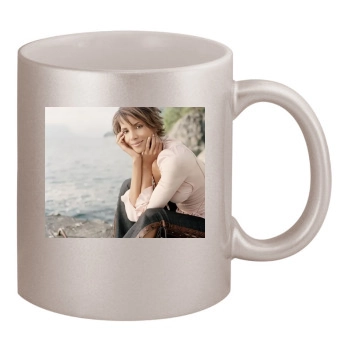 Halle Berry 11oz Metallic Silver Mug