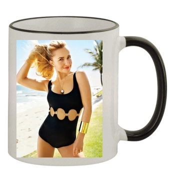 Hayden Panettiere 11oz Colored Rim & Handle Mug