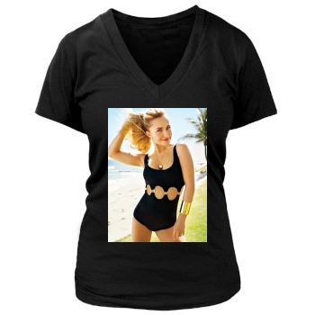 Hayden Panettiere Women's Deep V-Neck TShirt