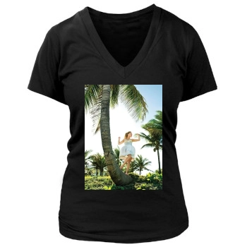 Hayden Panettiere Women's Deep V-Neck TShirt