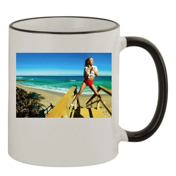 Hayden Panettiere 11oz Colored Rim & Handle Mug