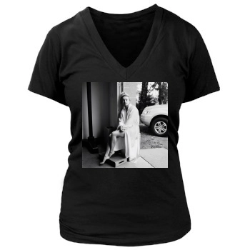 Hayden Panettiere Women's Deep V-Neck TShirt