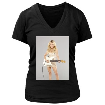 Hayden Panettiere Women's Deep V-Neck TShirt