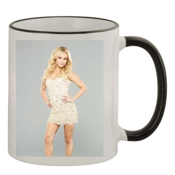 Hayden Panettiere 11oz Colored Rim & Handle Mug