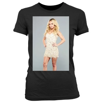 Hayden Panettiere Women's Junior Cut Crewneck T-Shirt