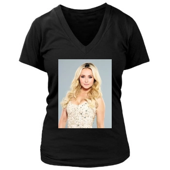 Hayden Panettiere Women's Deep V-Neck TShirt