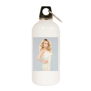 Hayden Panettiere White Water Bottle With Carabiner