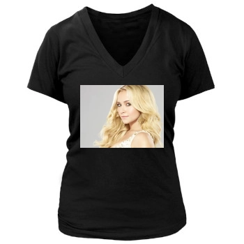 Hayden Panettiere Women's Deep V-Neck TShirt