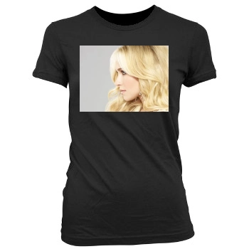 Hayden Panettiere Women's Junior Cut Crewneck T-Shirt