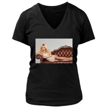 Hayden Panettiere Women's Deep V-Neck TShirt