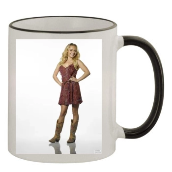 Hayden Panettiere 11oz Colored Rim & Handle Mug