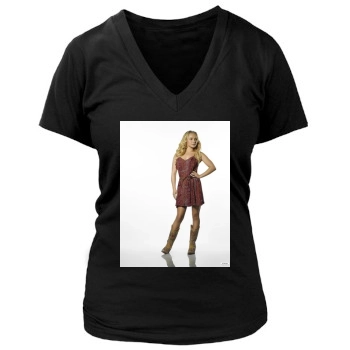 Hayden Panettiere Women's Deep V-Neck TShirt