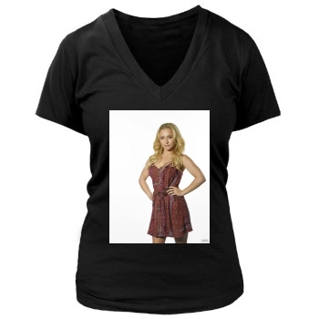 Hayden Panettiere Women's Deep V-Neck TShirt