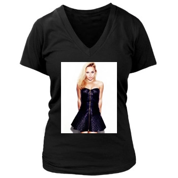 Hayden Panettiere Women's Deep V-Neck TShirt