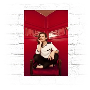 Hayley Atwell Metal Wall Art