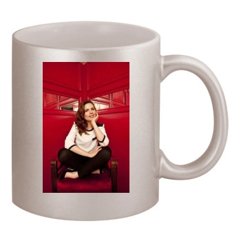 Hayley Atwell 11oz Metallic Silver Mug