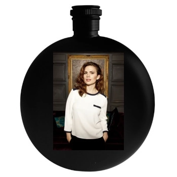 Hayley Atwell Round Flask