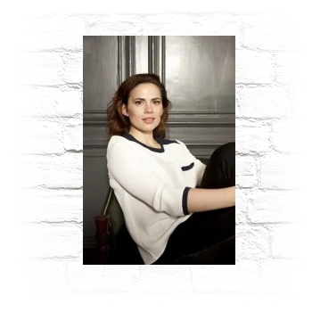 Hayley Atwell Metal Wall Art