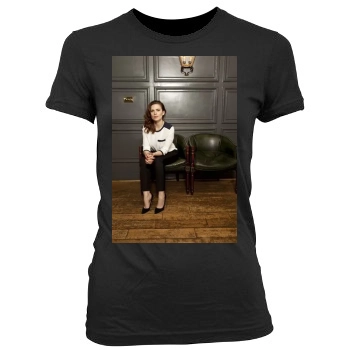 Hayley Atwell Women's Junior Cut Crewneck T-Shirt