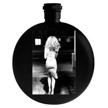 Heather Graham Round Flask