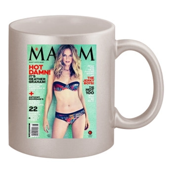 Heather Graham 11oz Metallic Silver Mug