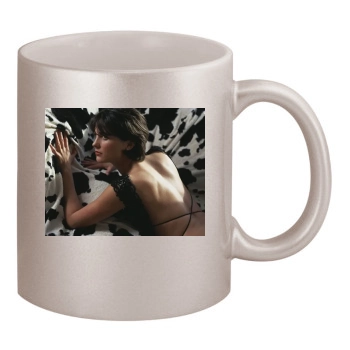 Heather Peace 11oz Metallic Silver Mug