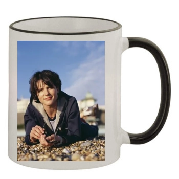 Heather Peace 11oz Colored Rim & Handle Mug