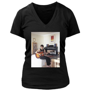 Heather Peace Women's Deep V-Neck TShirt