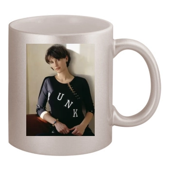 Heather Peace 11oz Metallic Silver Mug