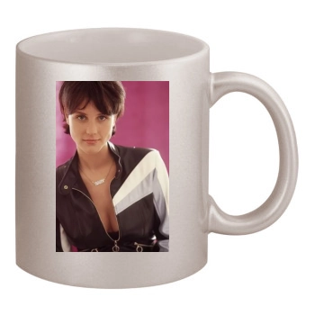 Heather Peace 11oz Metallic Silver Mug