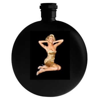 Heidi Klum Round Flask