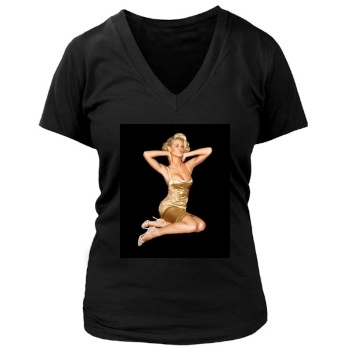 Heidi Klum Women's Deep V-Neck TShirt