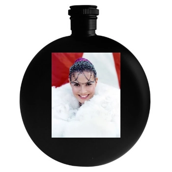 Heidi Klum Round Flask