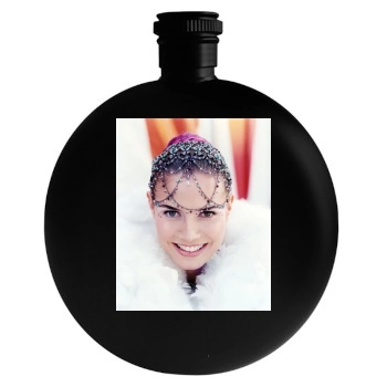 Heidi Klum Round Flask