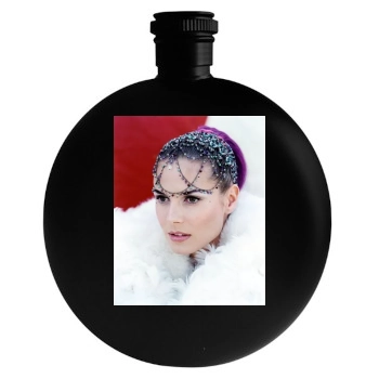 Heidi Klum Round Flask