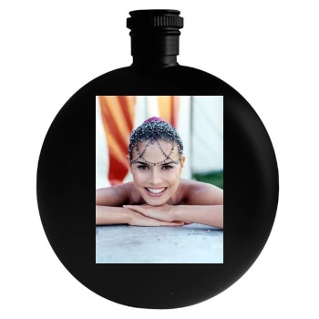 Heidi Klum Round Flask