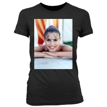 Heidi Klum Women's Junior Cut Crewneck T-Shirt