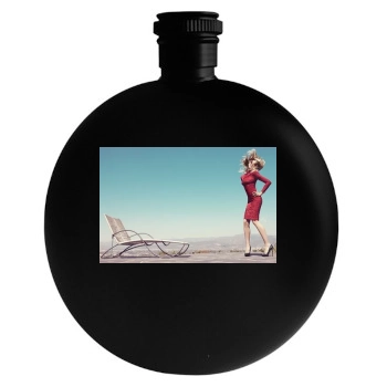 Heidi Klum Round Flask