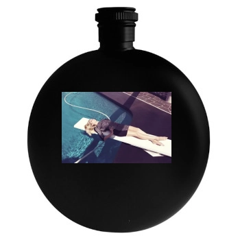 Heidi Klum Round Flask